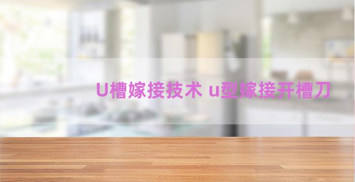 U槽嫁接技术 u型嫁接开槽刀